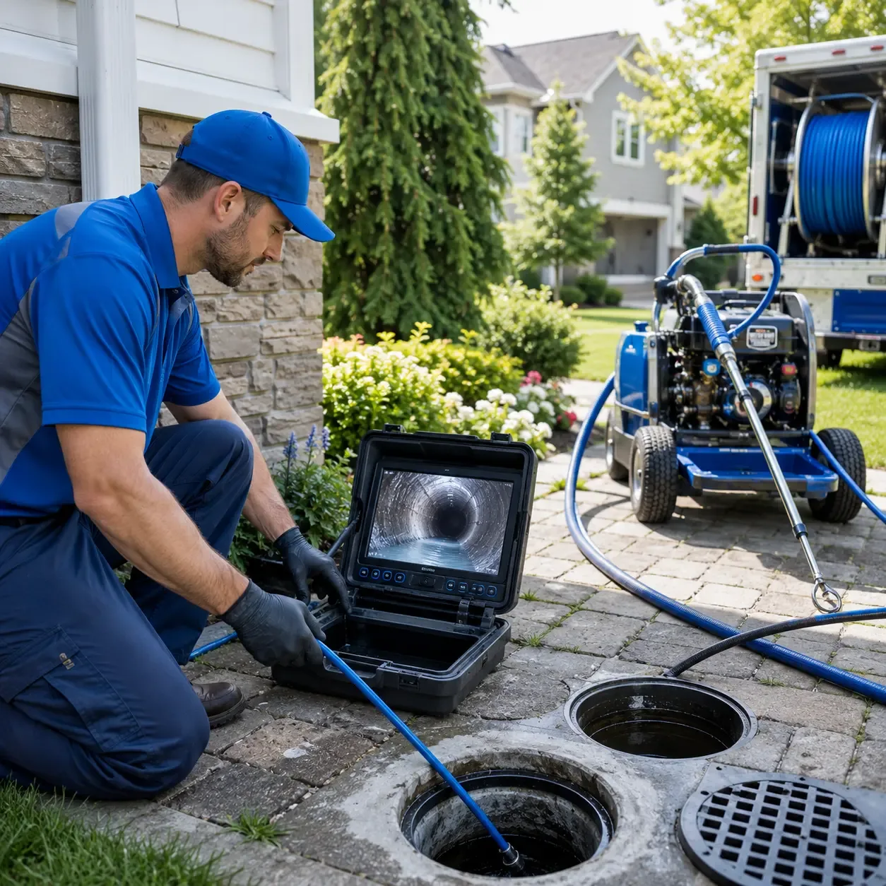Outdoor drain cleaning professionals serving Hampton, VA