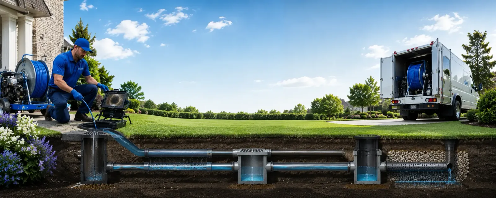 Outdoor drain cleaning information for Hampton, VA
